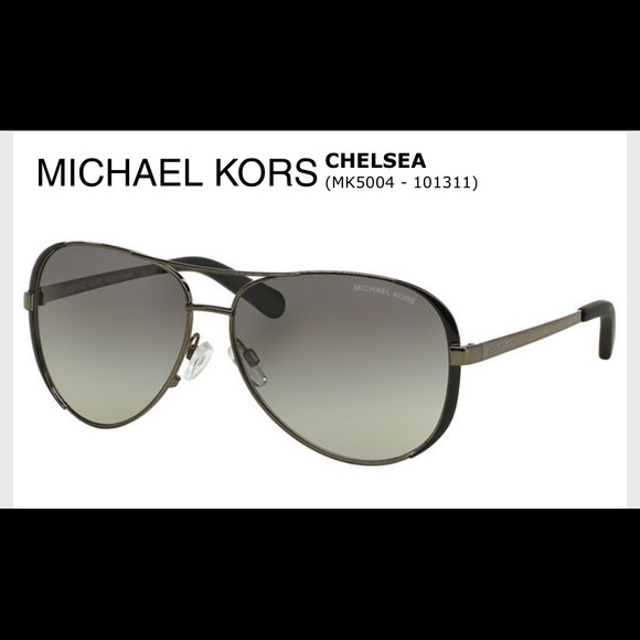 MICHAEL KORS MK 5004 CHELSEA 101311 GUNMETAL / BLACK - Picture 16 of 16